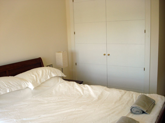 Bedroom 2 with double wardrobes